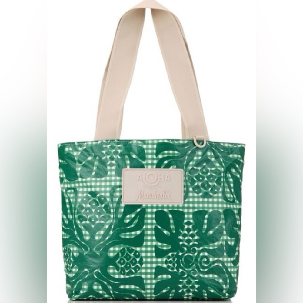 ALOHA Collection x Manuheali’i Green and Cream Mini-Tripper NWT